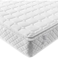 Materasso A Molle, Materasso In Schiuma Fredda A 7 Zone, Nucleo A Molle Insacchettate, 90x200 Cm, 100% Certificato Oeko-Tex, Copertura In Microfibra Trapuntata, Grado Di Durezza H3, Altezza 25 Cm 10 Materasso A Molle, Materasso In Schiuma Fredda A 7 Zone, Nucleo A Molle Insacchettate, 90x200 Cm, 100% Certificato Oeko-Tex, Copertura In Microfibra Trapuntata, Grado Di Durezza H3, Altezza 25 Cm -LettoMania Italia 64573026 4