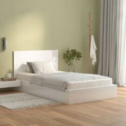 Testiera Per Letto Bianco Lucido 120x1,5x80cm Legno Multistrato VidaXL -LettoMania Italia 64883179 4