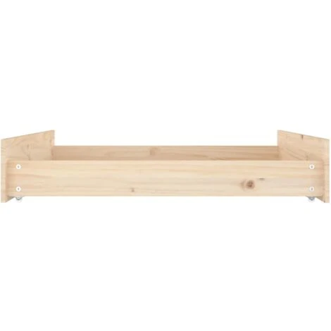 Cassetti Per Letto 2 Pz In Legno Massello Di Pino VidaXL 7 Cassetti Per Letto 2 Pz In Legno Massello Di Pino VidaXL - immagine 5
