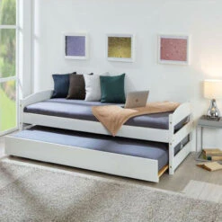 Letto In Legno Bianco Per Cameretta Bambini. Letti