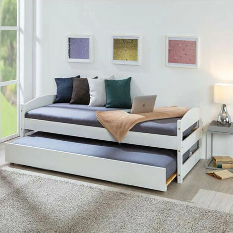 Letto In Legno Bianco Per Cameretta Bambini. Letti 3 Letto In Legno Bianco Per Cameretta Bambini. Letti