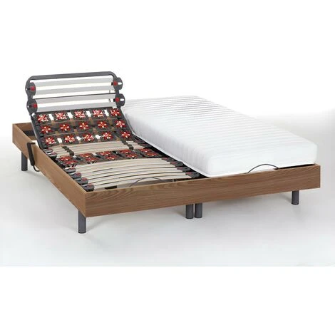 Set Da Relax, Accoglienza Lattice PANDORA II Di DREAMEA - Motori OKIN - Quercia Naturale - 2 X 80 X 200 Cm 5 Set Da Relax, Accoglienza Lattice PANDORA II Di DREAMEA - Motori OKIN - Quercia Naturale - 2 X 80 X 200 Cm - immagine 3