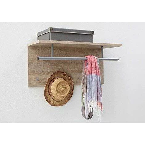 13Casa - Vienna D1 - Appendiabiti. Dim: 72x29,5x35 H Cm. Col: Rovere Chiaro. Mat: Nobilitato. 4 13Casa - Vienna D1 - Appendiabiti. Dim: 72x29,5x35 H Cm. Col: Rovere Chiaro. Mat: Nobilitato. - immagine 2