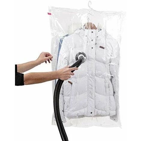 Compactor Set 2 X Sacco Salvaspazio Sottovuoto Trasparente 70 X 0.2 X H.105 Cm / 70 X 0.2 X H.145 Cm 4 Compactor Set 2 X Sacco Salvaspazio Sottovuoto Trasparente 70 X 0.2 X H.105 Cm / 70 X 0.2 X H.145 Cm - immagine 2