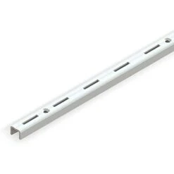 Emuca 7907812 Profilo Cremagliera Perforazione Semplice Passo 50mm Per Supporti Di Mensola, Bianco, L 1000mm, Set Di 10 Pezzi -LettoMania Italia 70777935 4