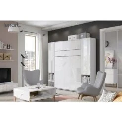 Lenart Letto A Scomparsa BED CONCEPT 14 160x200 Orizzontale Bianco Opaco 10 Lenart Letto A Scomparsa BED CONCEPT 14 160x200 Orizzontale Bianco Opaco -LettoMania Italia 71155337 4