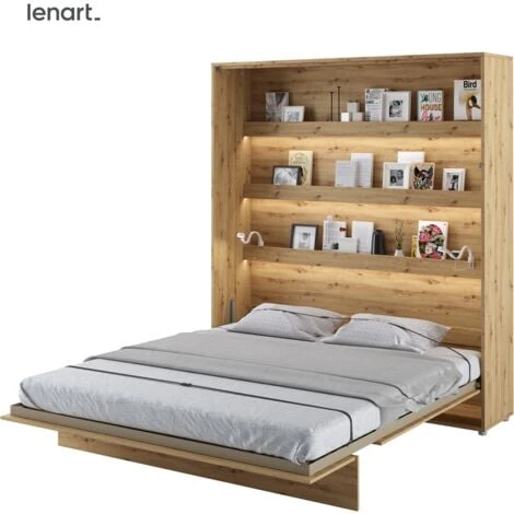 Lenart Letto A Scomparsa BED CONCEPT 13 180x200 Verticale Rovere Artigianale 3 Lenart Letto A Scomparsa BED CONCEPT 13 180x200 Verticale Rovere Artigianale