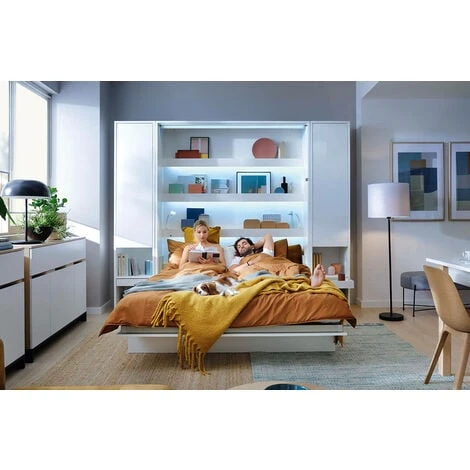 Lenart Letto A Scomparsa BED CONCEPT 13 180x200 Verticale Rovere Artigianale 7 Lenart Letto A Scomparsa BED CONCEPT 13 180x200 Verticale Rovere Artigianale - immagine 5