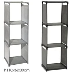 Scaffale Componibile 3 6 Scomparti Cubi - Modello A