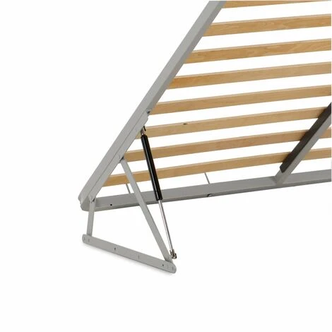 ☁️ Nuvola™ - Rete Letto Contenitore 450STD Singola 80x190 Con Apertura A Compasso - ✅ Ortopedica, Doghe In Legno - Struttura In Ferro - Più Comoda Grazie Alla Maggiore Apertura Della Rete In Altezza 4 ☁️ Nuvola™ - Rete Letto Contenitore 450STD Singola 80x190 Con Apertura A Compasso - ✅ Ortopedica, Doghe In Legno - Struttura In Ferro - Più Comoda Grazie Alla Maggiore Apertura Della Rete In Altezza - immagine 2