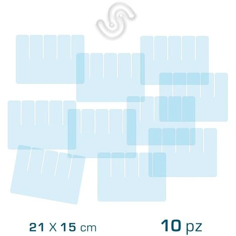 DIVISORI PER CASSETTI - Altezza 15cm - PLEXIGLASS Trasparente Lung. 21 Cm - 10 Pz 3 DIVISORI PER CASSETTI - Altezza 15cm - PLEXIGLASS Trasparente Lung. 21 Cm - 10 Pz