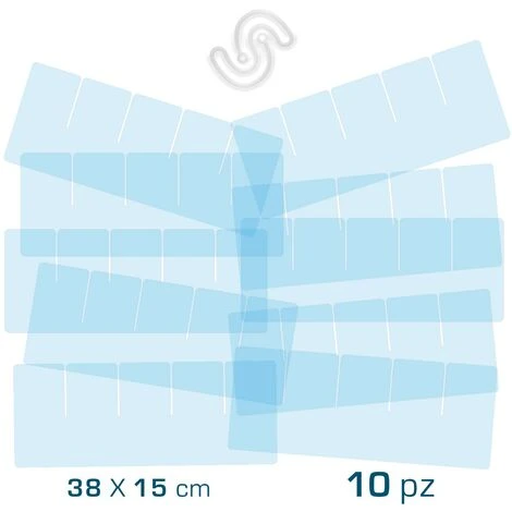 DIVISORI PER CASSETTI - Altezza 15cm - PLEXIGLASS Trasparente Lung. 21 Cm - 10 Pz 5 DIVISORI PER CASSETTI - Altezza 15cm - PLEXIGLASS Trasparente Lung. 21 Cm - 10 Pz - immagine 3