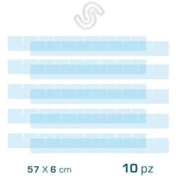DIVISORI PER CASSETTI - Altezza 6cm - PLEXIGLASS Trasparente Lung. 21 Cm - 10 Pz -LettoMania Italia 75531373 5