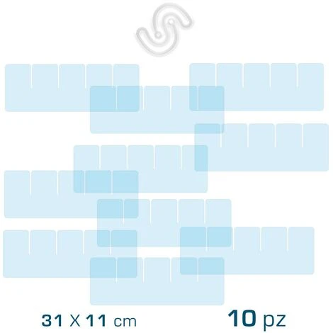 DIVISORI PER CASSETTI - Altezza 11cm- PLEXIGLASS Trasparente Lung. 21 Cm - 10 Pz 4 DIVISORI PER CASSETTI - Altezza 11cm- PLEXIGLASS Trasparente Lung. 21 Cm - 10 Pz - immagine 2