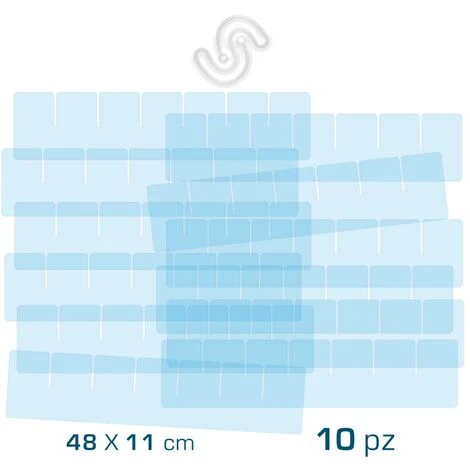 DIVISORI PER CASSETTI - Altezza 11cm- PLEXIGLASS Trasparente Lung. 21 Cm - 10 Pz 6 DIVISORI PER CASSETTI - Altezza 11cm- PLEXIGLASS Trasparente Lung. 21 Cm - 10 Pz - immagine 4