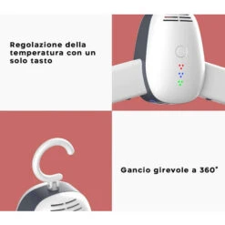 Gruccia Elettrica 150W Asciuga Riscalda Sterilizza Stendibiancheria Abiti Scarpe 9 Gruccia Elettrica 150W Asciuga Riscalda Sterilizza Stendibiancheria Abiti Scarpe -LettoMania Italia 76659996 3