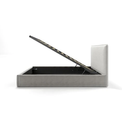 ZOOM Matrimoniale Tessuto Grigio Perla 6 ZOOM Matrimoniale Tessuto Grigio Perla - immagine 4