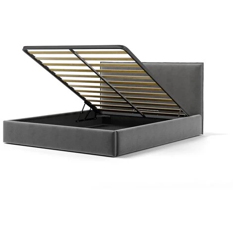 ZOOM Matrimoniale Tessuto Grigio 4 ZOOM Matrimoniale Tessuto Grigio - immagine 2