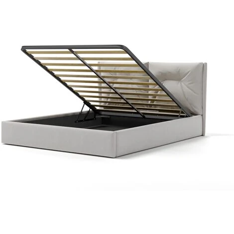 SEAN Matrimoniale In Pelle Rigenerata Bianca 4 SEAN Matrimoniale In Pelle Rigenerata Bianca - immagine 2