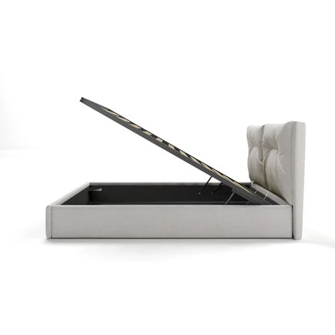 SEAN Matrimoniale In Pelle Rigenerata Bianca 6 SEAN Matrimoniale In Pelle Rigenerata Bianca - immagine 4