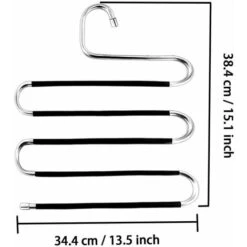 Confezione 3 Pantaloni Appendiabiti, Appendini Per Abbigliamento Spaziale Tipo S, Pantaloni 9 Confezione 3 Pantaloni Appendiabiti, Appendini Per Abbigliamento Spaziale Tipo S, Pantaloni -LettoMania Italia 76874233 3