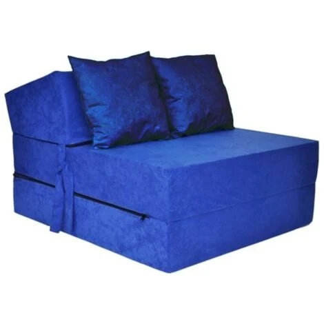 Materasso Ospite Di Lusso - Blu - Materasso Da Campeggio - Materasso Da Viaggio - Materasso Pieghevole - 200 X 70 X 15 - Con Cuscini Azzurri 3 Materasso Ospite Di Lusso - Blu - Materasso Da Campeggio - Materasso Da Viaggio - Materasso Pieghevole - 200 X 70 X 15 - Con Cuscini Azzurri