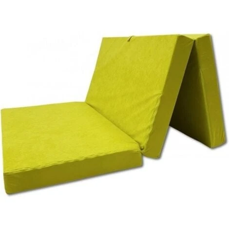 Materasso Ospite - Materasso Da Campeggio - Materasso Da Viaggio - Materasso Pieghevole - 120 X 200 X 10 - Verde 5 Materasso Ospite - Materasso Da Campeggio - Materasso Da Viaggio - Materasso Pieghevole - 120 X 200 X 10 - Verde - immagine 3