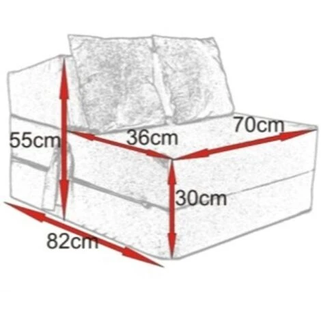 Materasso Ospite Rosso - Materasso Da Campeggio - Materasso Da Viaggio - Materasso Pieghevole - 70 X 200 X 15 Con Cuscino 4 Materasso Ospite Rosso - Materasso Da Campeggio - Materasso Da Viaggio - Materasso Pieghevole - 70 X 200 X 15 Con Cuscino - immagine 2