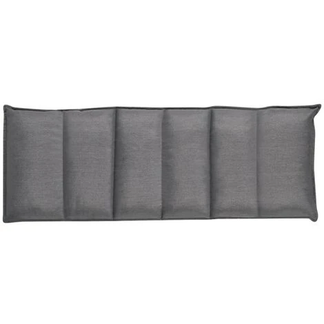 Nova Materasso Pieghevole Per Sdraio Grigio In Tessuto 5 Nova Materasso Pieghevole Per Sdraio Grigio In Tessuto - immagine 3