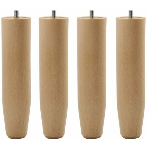 ☁️ Nuvola™ - Kit 4 Piedi In Legno Per Reti A Doghe H 33 Cm (solo Piede) 3 ☁️ Nuvola™ - Kit 4 Piedi In Legno Per Reti A Doghe H 33 Cm (solo Piede)