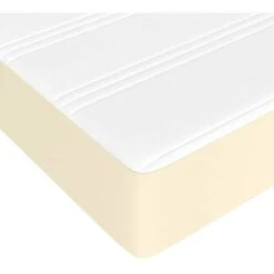 Materasso A Molle Crema 100x200x20 Cm In Similpelle VidaXL 11 Materasso A Molle Crema 100x200x20 Cm In Similpelle VidaXL -LettoMania Italia 78214348 5