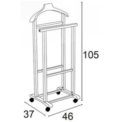 Arredamenti Italia Indossatore Mirano Ciliegio -LettoMania Italia 78982402 4