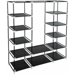 Armadio Ameline 150 X 175 X 45 Cm - Cabina Armadio, Armadio Guardaroba, Armadio Ante Scorrevoli -LettoMania Italia 8009402 4