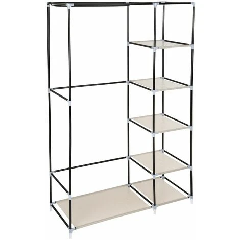 Armadio Johanna 107 X 175 X 45 Cm - Cabina Armadio, Armadio Guardaroba, Armadio Ante Scorrevoli 5 Armadio Johanna 107 X 175 X 45 Cm - Cabina Armadio, Armadio Guardaroba, Armadio Ante Scorrevoli - immagine 3