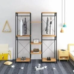 WOLTU Stand Appendiabiti Attaccapanni Guardaroba Armadio Scaffale Porta Abiti 9 WOLTU Stand Appendiabiti Attaccapanni Guardaroba Armadio Scaffale Porta Abiti -LettoMania Italia 80879590 3