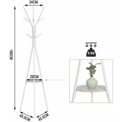 WOLTU Appendiabiti Moderno Attaccapanni Da Terra Con 9 Ganci Appendiabiti -LettoMania Italia 80879863 3