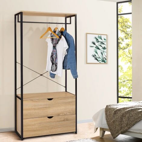 Armadio DETROIT 2 Cassetti Design Industriale 3 Armadio DETROIT 2 Cassetti Design Industriale