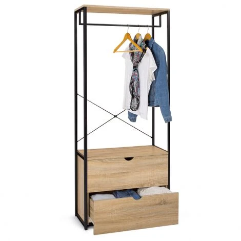 Armadio DETROIT 2 Cassetti Design Industriale 4 Armadio DETROIT 2 Cassetti Design Industriale - immagine 2