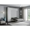 Letto Matrimoniale A Scomparsa 160 Cm Con Mobili Bianco KENTARO 1 Letto Matrimoniale A Scomparsa 160 Cm Con Mobili Bianco KENTARO -LettoMania Italia 81263052 1