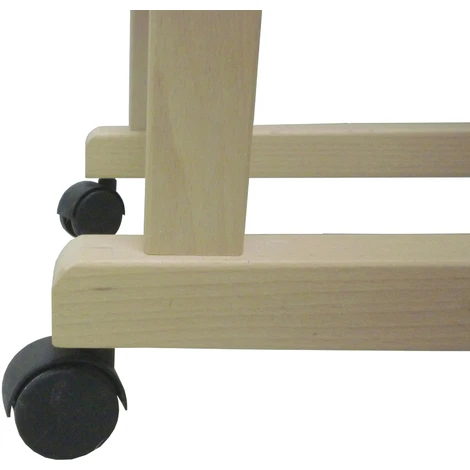 Appendiabiti Indossatore Porta Abiti In Legno Naturale Sbiancato Servo Muto Per Camera Vestiti 6 Appendiabiti Indossatore Porta Abiti In Legno Naturale Sbiancato Servo Muto Per Camera Vestiti - immagine 4