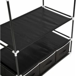 Armadio Kristin 87 X 159 X 49 Cm - Cabina Armadio, Armadio Guardaroba, Armadio Ante Scorrevoli -LettoMania Italia 8360639 5