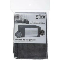 Custodia Grigio Antracite - Coprivaso Grigio Melange, Polipropilene, Dimensioni L. 60 X P. 45 X H. 30 Cm - 5 Five Simply Smart 7 Custodia Grigio Antracite - Coprivaso Grigio Melange, Polipropilene, Dimensioni L. 60 X P. 45 X H. 30 Cm - 5 Five Simply Smart -LettoMania Italia 83766451 3