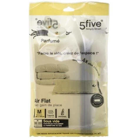 Borsa Per Compressore D Aria Profumata 60X80 - Vaniglia - 5 Five Simply Smart 4 Borsa Per Compressore D Aria Profumata 60X80 - Vaniglia - 5 Five Simply Smart - immagine 2