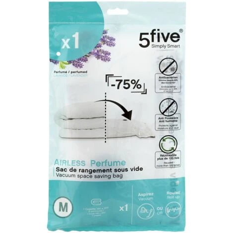 Borsa Per Compressore D Aria Profumata 60X80 - Vaniglia - 5 Five Simply Smart 5 Borsa Per Compressore D Aria Profumata 60X80 - Vaniglia - 5 Five Simply Smart - immagine 3