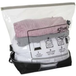 Sacco A Vuoto Air-store 60x45x15 Cm - Borsa Per Compressore + Coperchio M, Polietilene, Poliammide, Dimensioni Copertura: L. 60 X L. 45 X H. 15 Cm Borsa: L. 90 X H. 80 X D. 44 Cm - 5 Five Simply Smar -LettoMania Italia 83775430 5