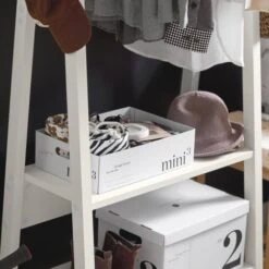 SoBuy Guardaroba, Appendiabiti Con Due Ripiani Colore: Bianco FRG59-W 9 SoBuy Guardaroba, Appendiabiti Con Due Ripiani Colore: Bianco FRG59-W -LettoMania Italia 8481550 3