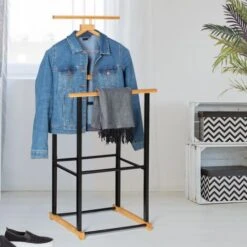 Appendiabiti Indossatore In Legno E Finto Metallo TOM