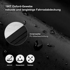 WOLTU TELO COPRIBICI IMPERMEABILE COPRI BICI OXFORD ANTI GHIACCIO 200X110X70 Cm -LettoMania Italia 88507131 4