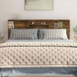 Testiera Con Contenitore Elegant - Rovere Fumo 200x19x103,5 Cm 11 Testiera Con Contenitore Elegant - Rovere Fumo 200x19x103,5 Cm -LettoMania Italia 90446386 5