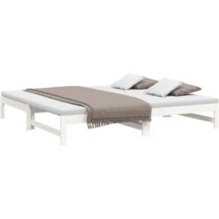 Dormeuse Estraibile Bianca 2x(90x200) Cm - Letto Per Adulti Legno Massello Di Pino BV716355 - BonneVie 9 Dormeuse Estraibile Bianca 2x(90x200) Cm - Letto Per Adulti Legno Massello Di Pino BV716355 - BonneVie -LettoMania Italia 91042490 3